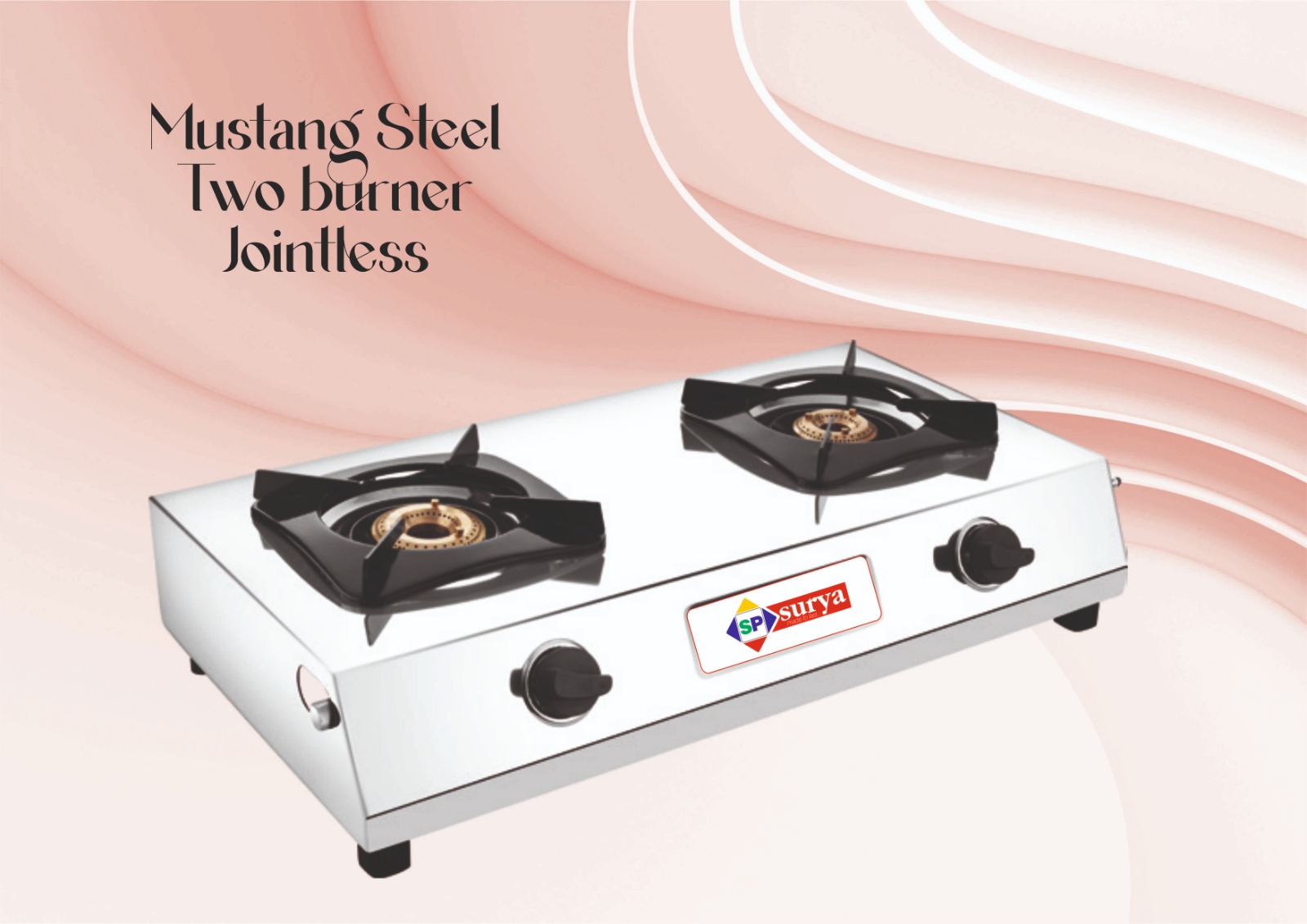 Mustang Steel Two Burner Jointless